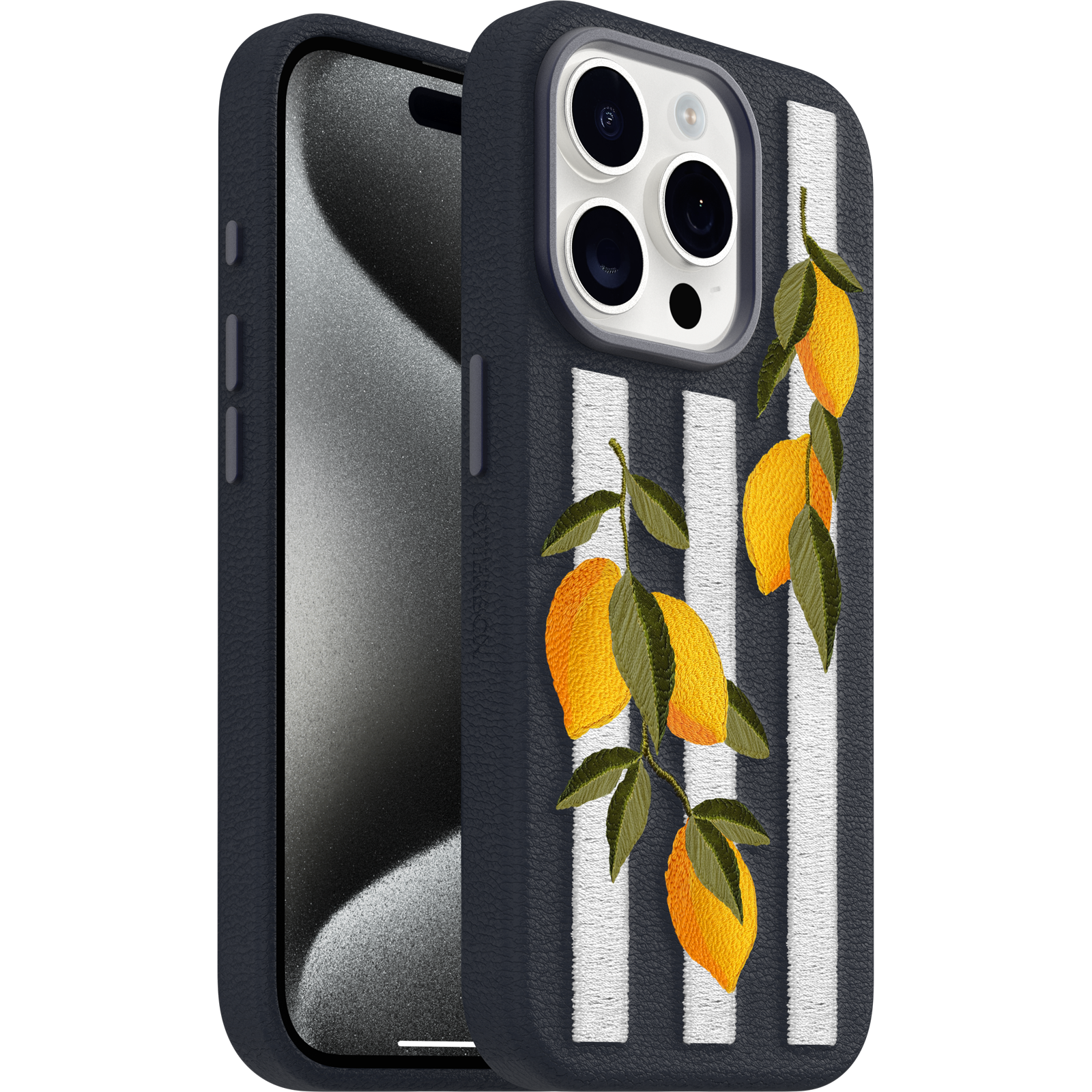 Embroidered iPhone 15 Pro case| OtterBox
