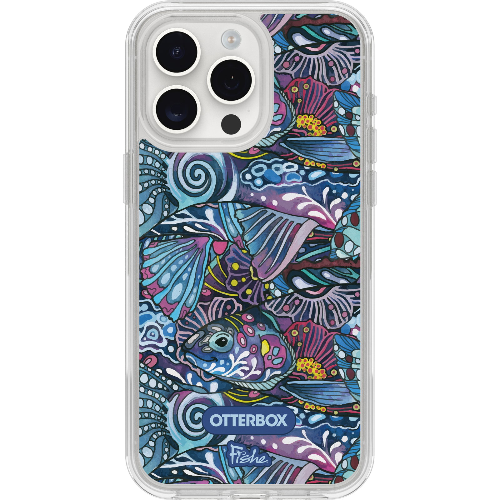 iPhone 15 Pro Max Fish Phone Case| OtterBox Symmetry Series Clear iPhone 15 Pro Max Fish Phone Case| OtterBox Symmetry Series Clear