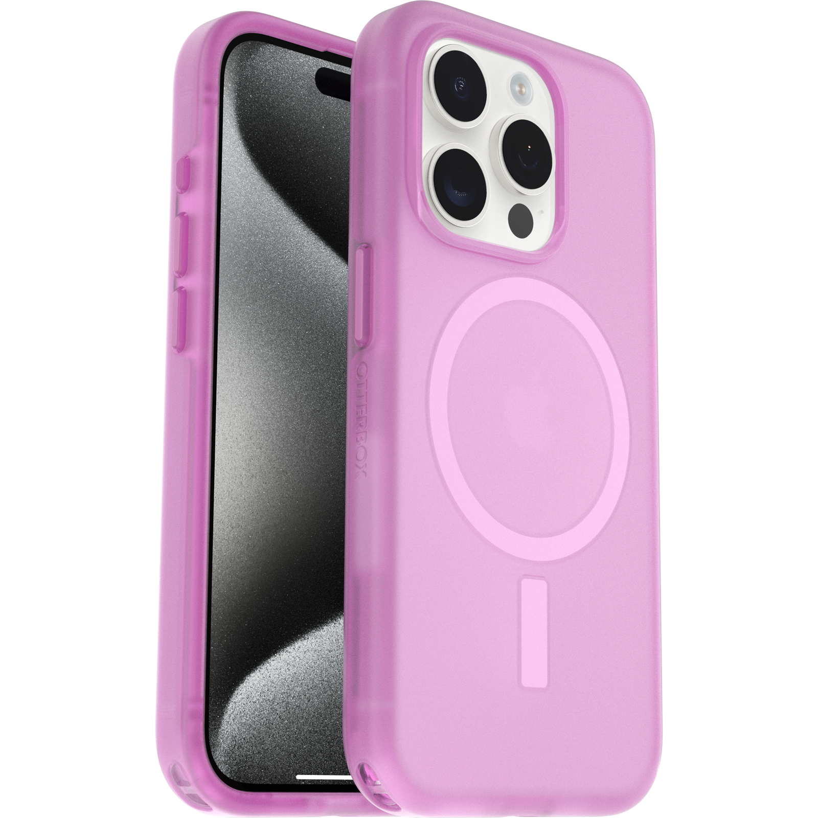美品 iPhone 15 ピンク & OTTERBOX ケース & ケーブル Stylish iPhone 15 Pro case | OtterBox Symmetry Series+ Phone Case