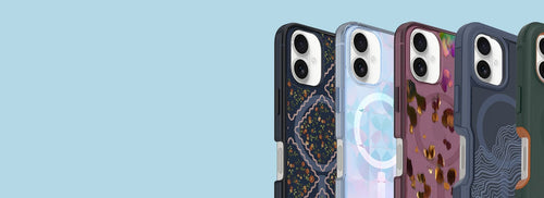Variety of colorful, stylish and trendy OtterBox Symmetry Series phone cases for iPhone 17