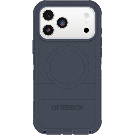 Dark blue OtterBox Defender Series Pro phone case on a white background