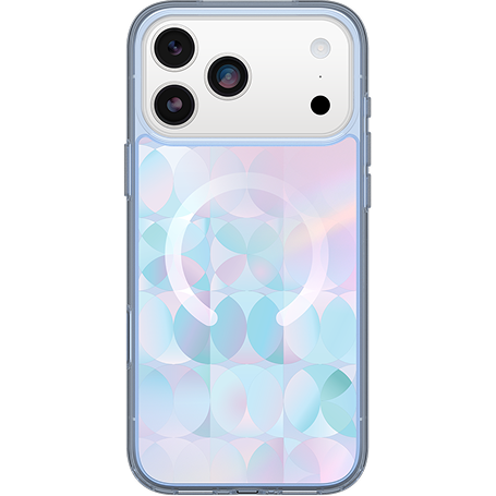 Symmetry Series Phone case with a colorful, abstract design on a white background