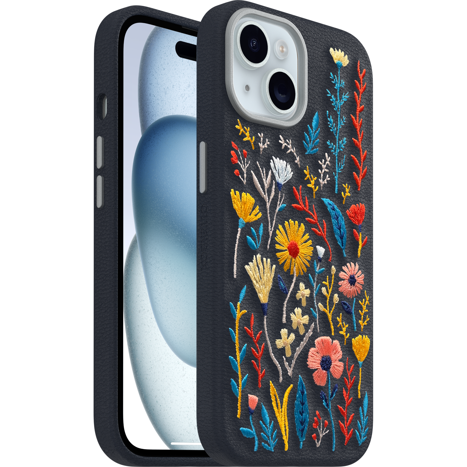 Embroidered iPhone 15 case | OtterBox