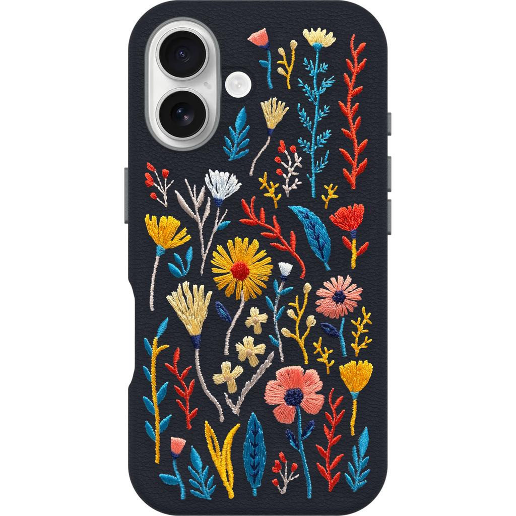 iPhone 16 Symmetry Series Cactus Leather Embroidery Case - Image 3109
