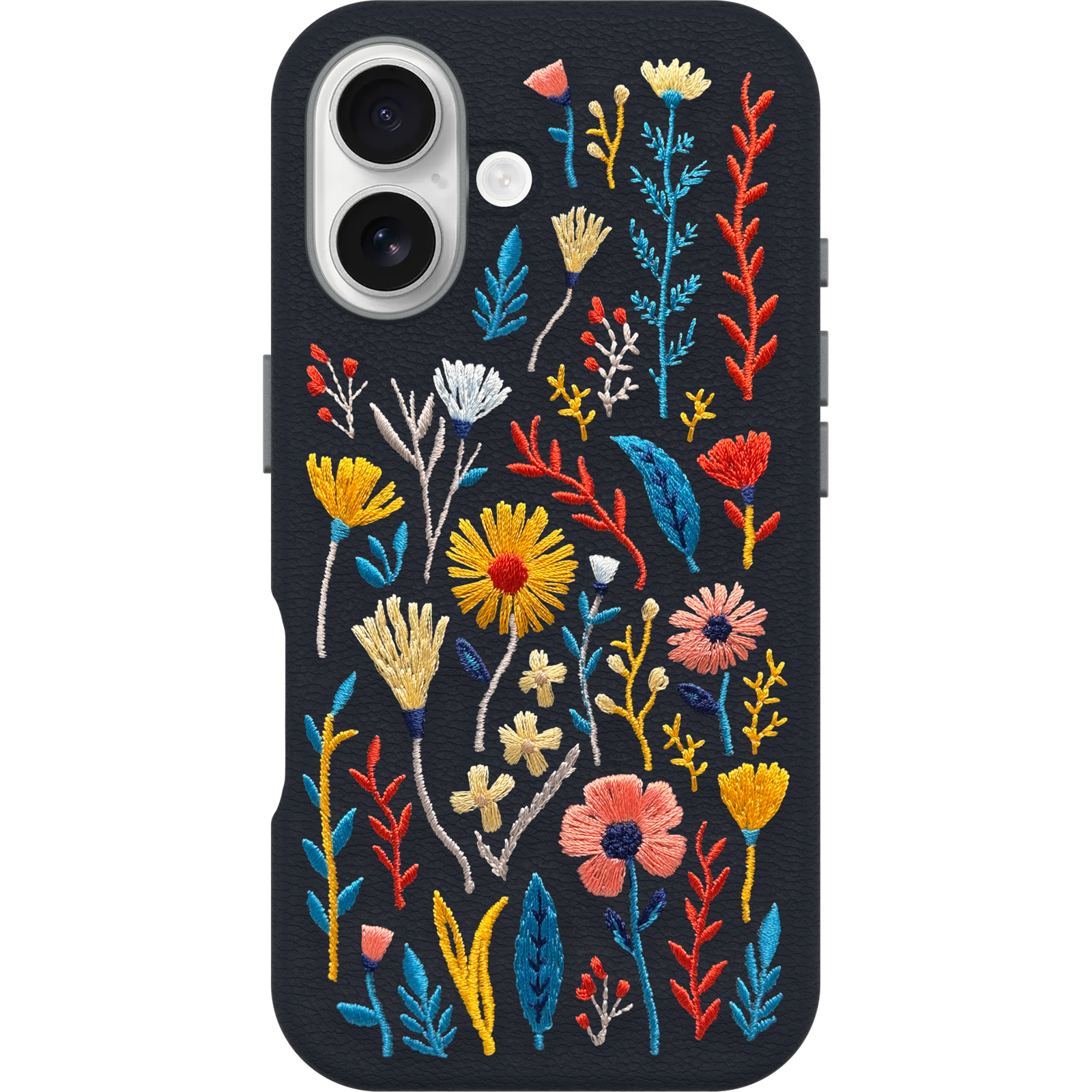iPhone 16 Symmetry Series Cactus Leather Embroidery Case - Image 3109
