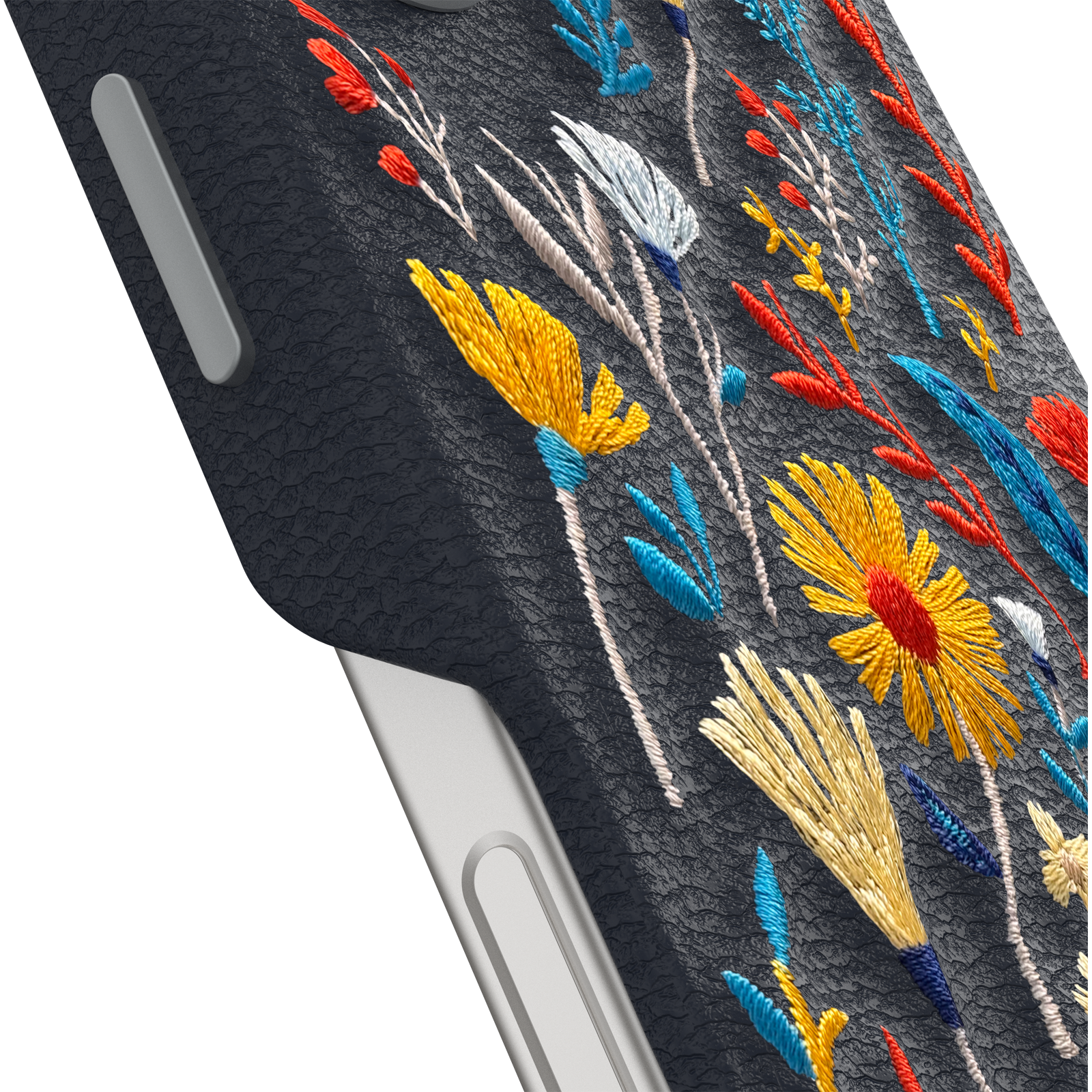 iPhone 16 Symmetry Series Cactus Leather Embroidery Case - Image 3110