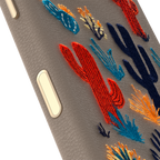 iPhone 17 Symmetry Series Cactus Leather Embroidery Case - Image 15246