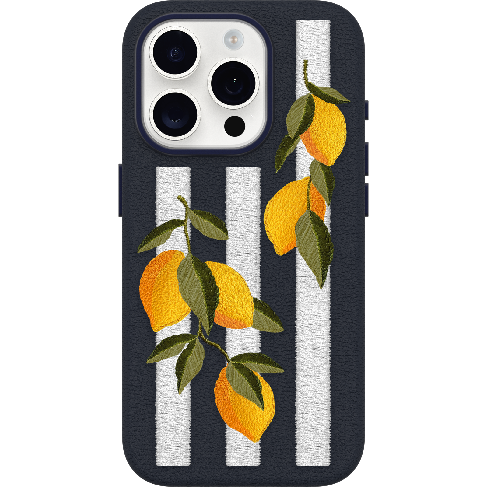 iPhone 15 Pro Symmetry Series Cactus Leather Embroidery Case - Image 30945