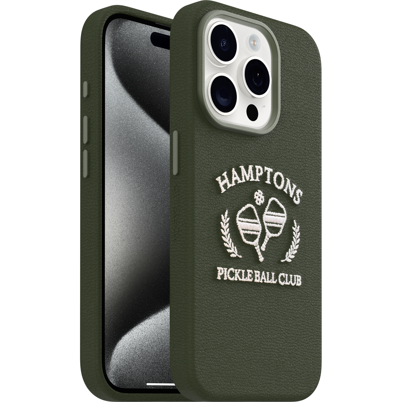 Embroidered iPhone 15 Pro case| OtterBox