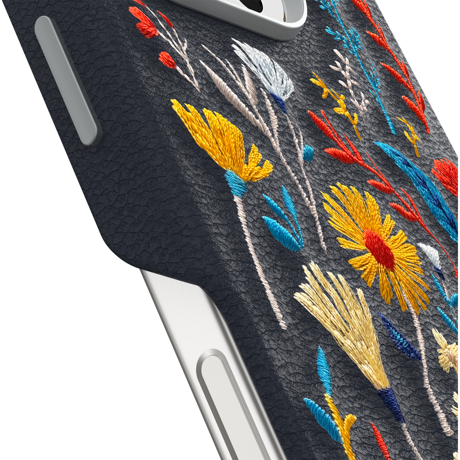 iPhone 16 Pro Symmetry Series Cactus Leather Embroidery Case - Image 3204