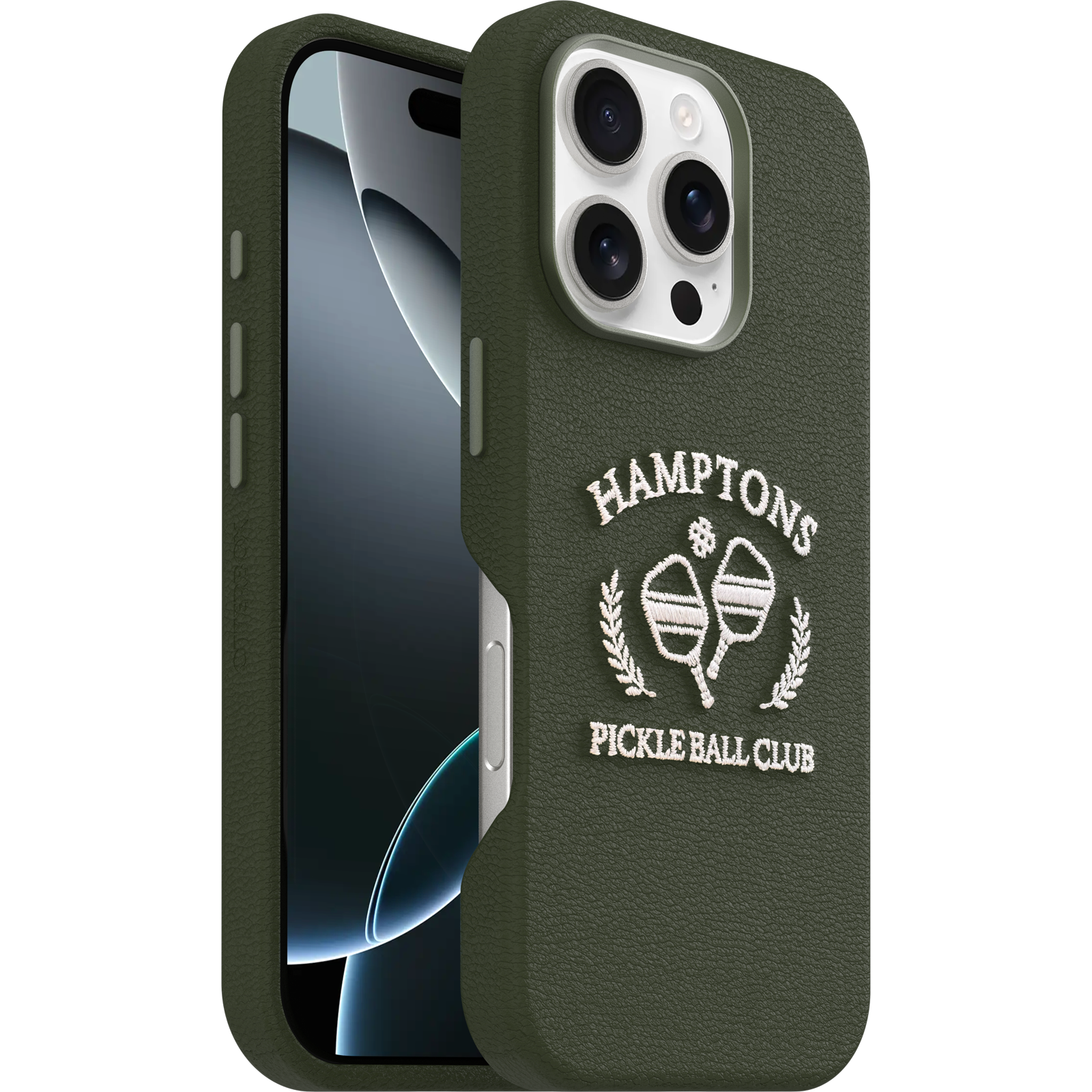 Embroidered iPhone 16 Pro case| OtterBox