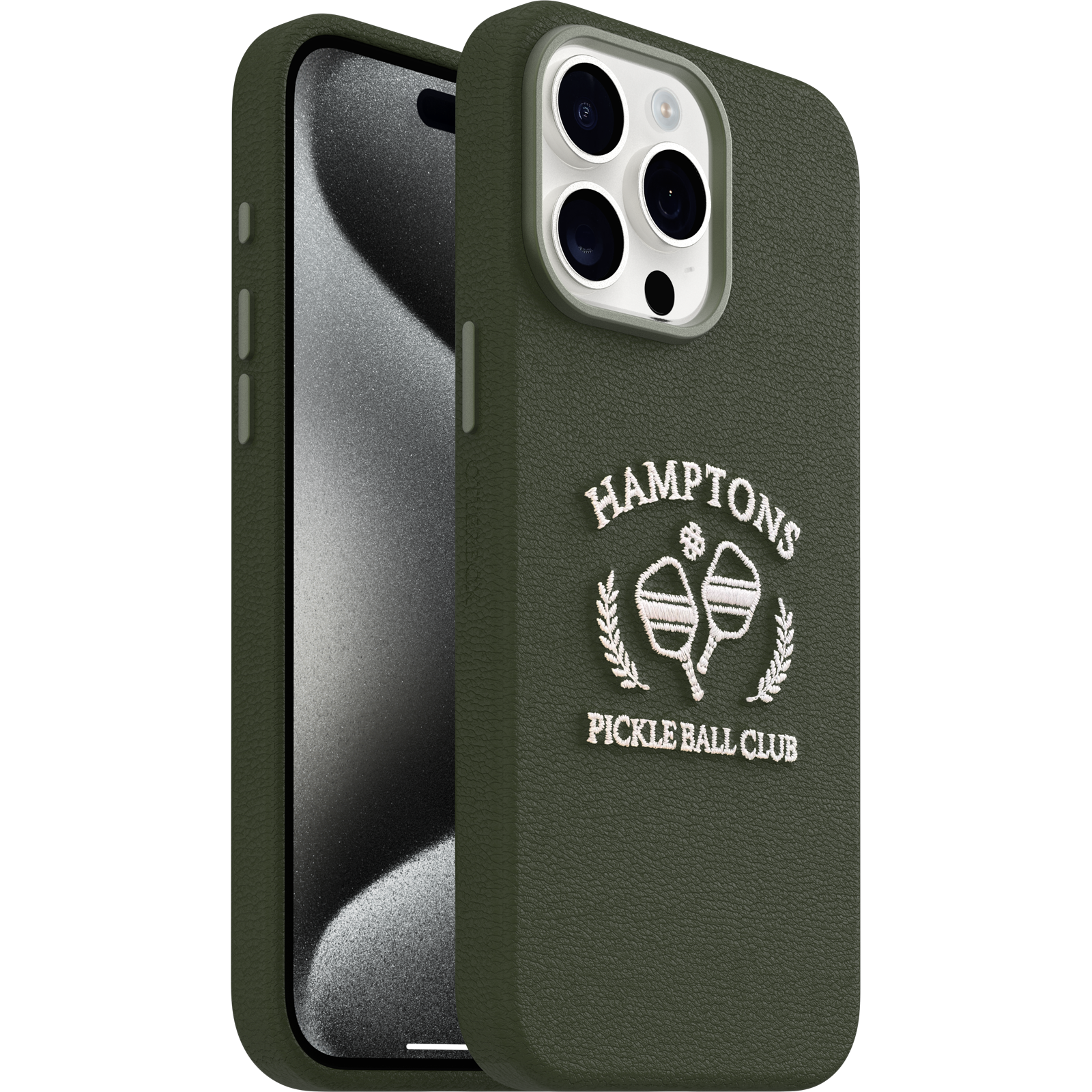 Embroidered iPhone 15 Pro Max case| OtterBox