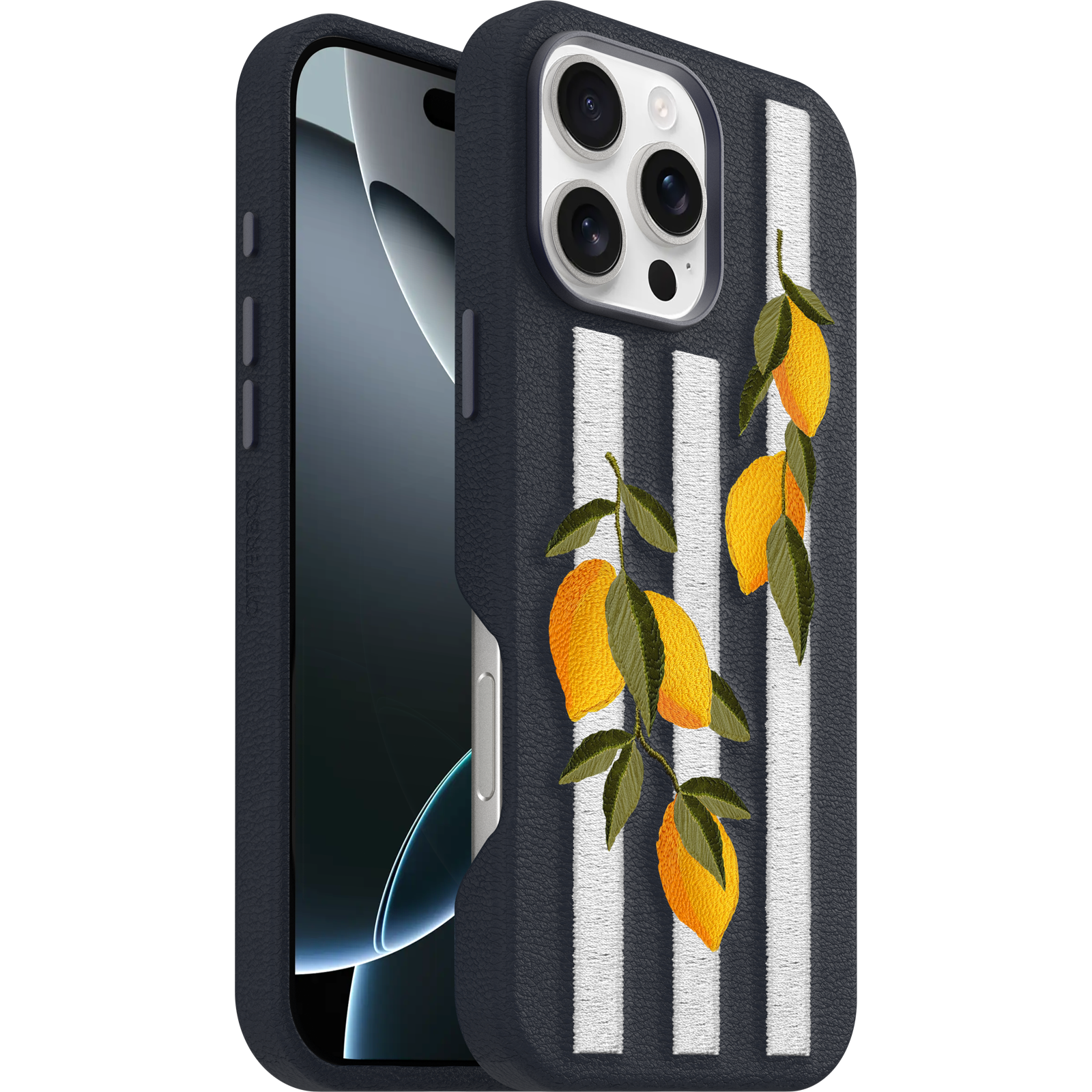 iPhone 16 Pro Max Symmetry Series Cactus Leather Embroidery Case - Image 30163