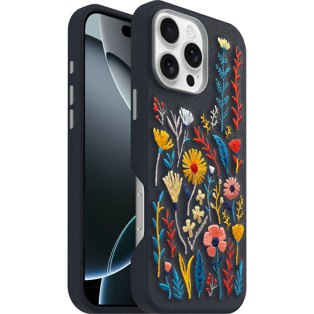 iPhone 16 Pro Max Symmetry Series Cactus Leather Embroidery Case - Image 30167