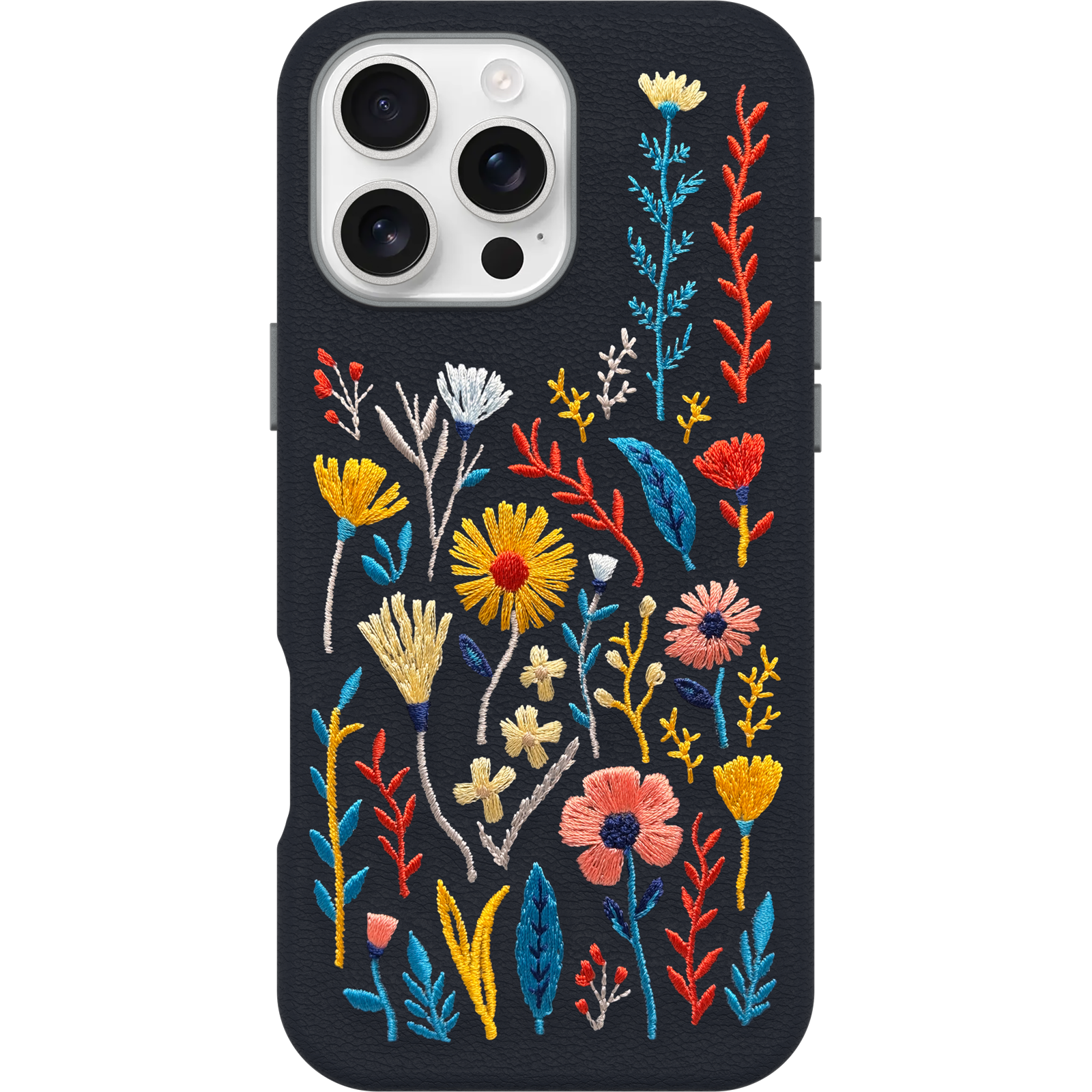 iPhone 16 Pro Max Symmetry Series Cactus Leather Embroidery Case - Image 30168