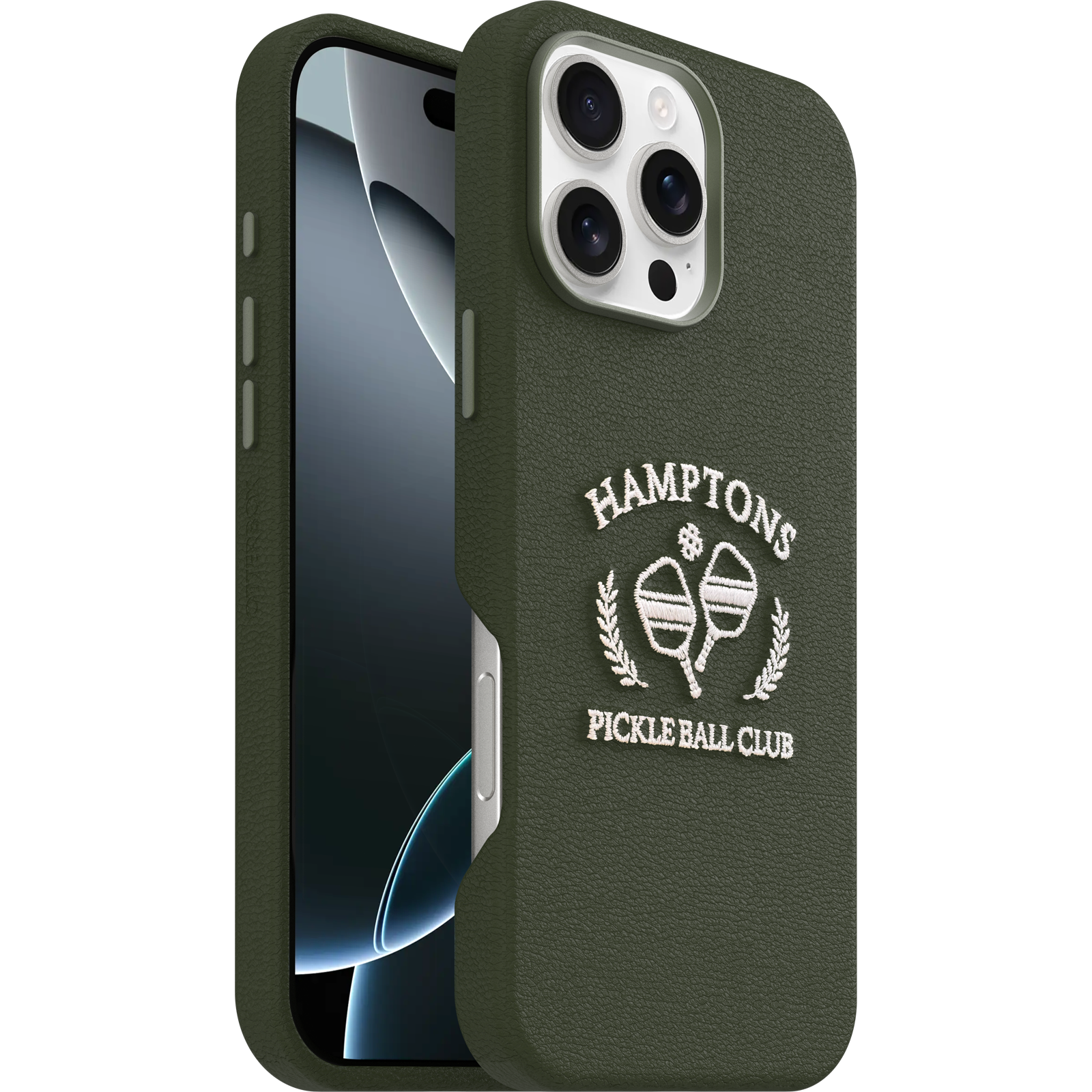 Embroidered iPhone 16 Pro Max case| OtterBox