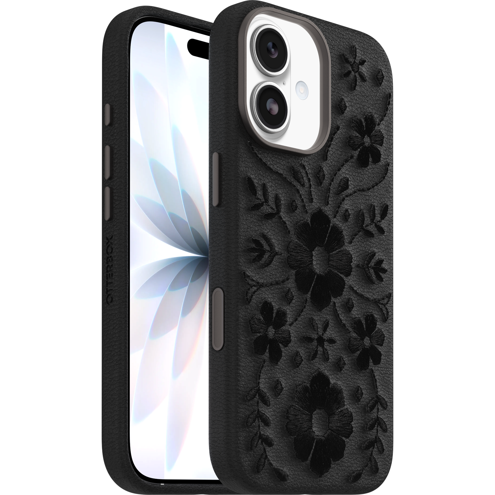 Embroidered iPhone 17 Case | Symmetry Series Cactus Leather – OtterBox