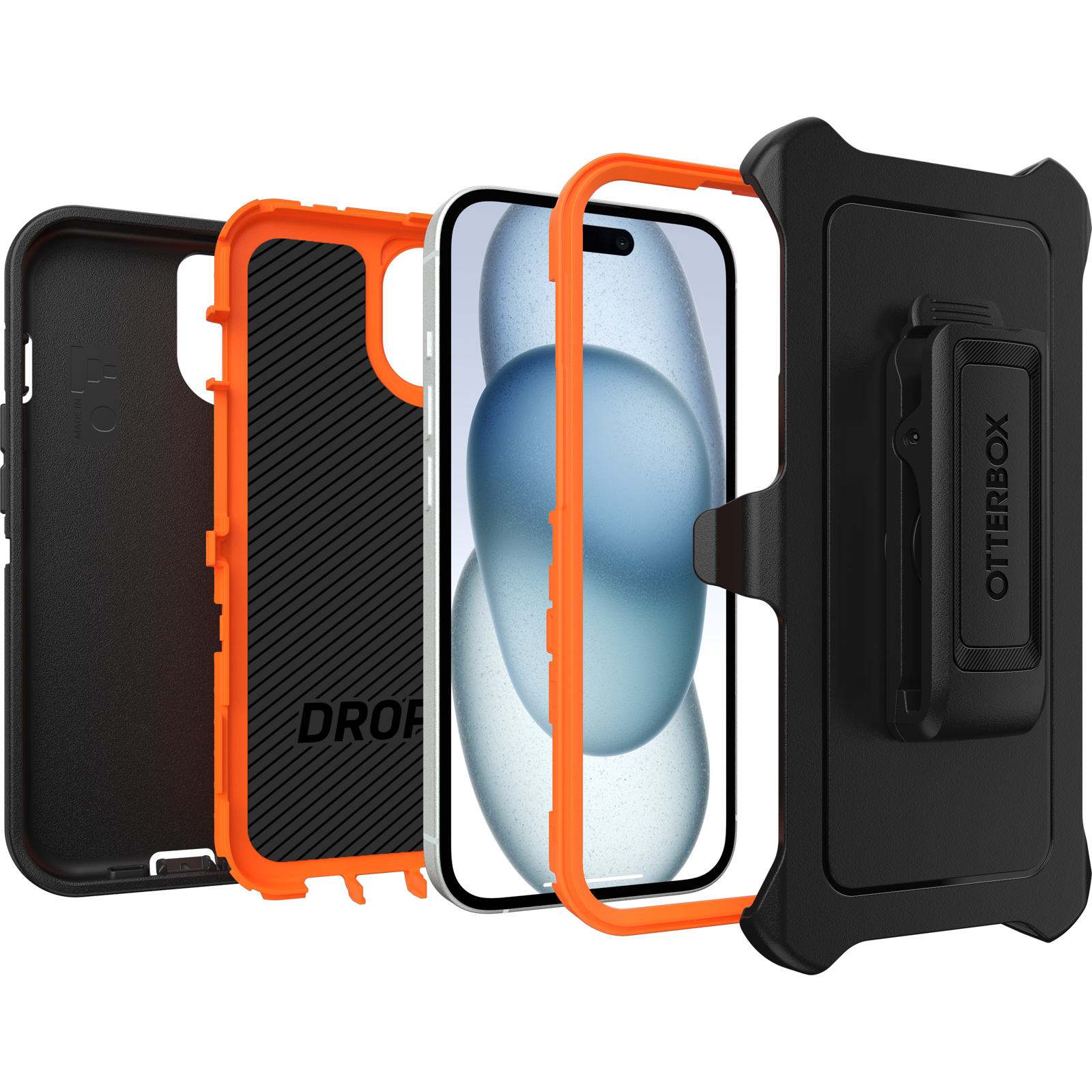 iPhone 16e, iPhone 15, iPhone 14 and iPhone 13 Defender Series Case - Image 10405