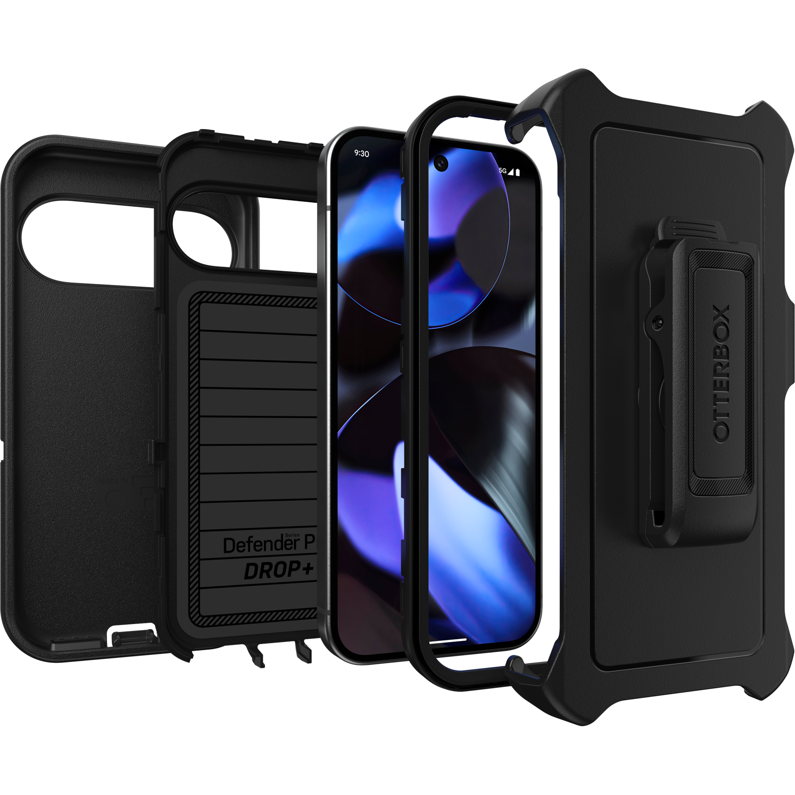 Google Pixel 9 and Google Pixel 9 Pro Defender Series Pro Case - Image 23130