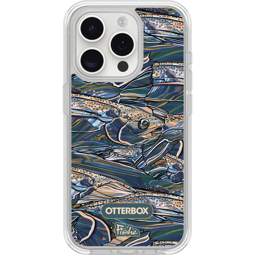 OtterBox iPhone 15 Pro Symmetry Series Clear for MagSafe x Fishe - Rainbow Ridge (Clear) OtterBox iPhone 15 Pro Symmetry Series Clear for MagSafe x Fishe - Rainbow Ridge (Clear)