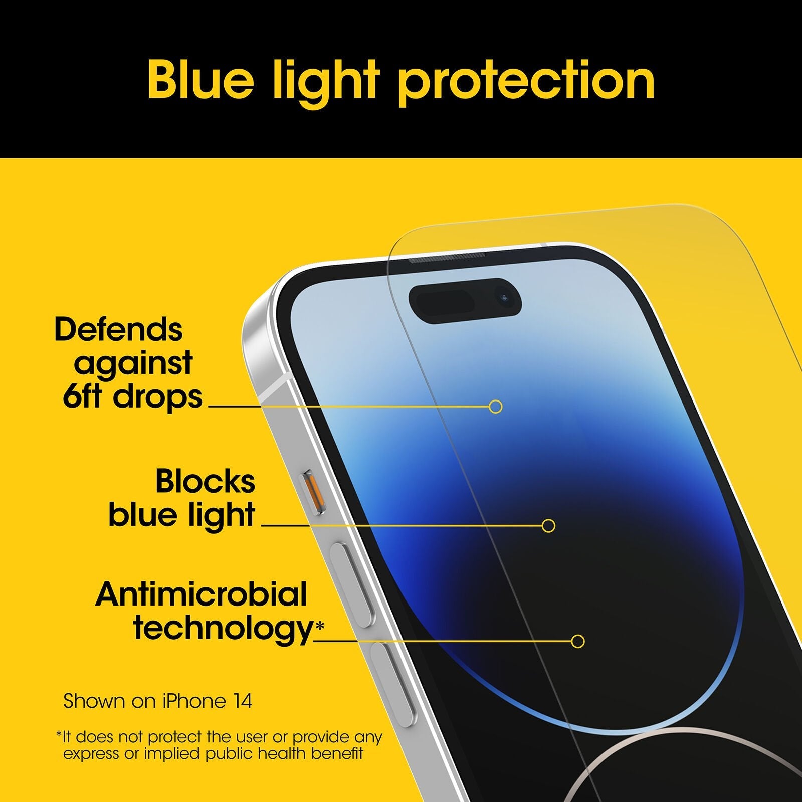 iPhone 15 Pro Max Premium Pro Glass Blue Light Screen Protector - Image 1538