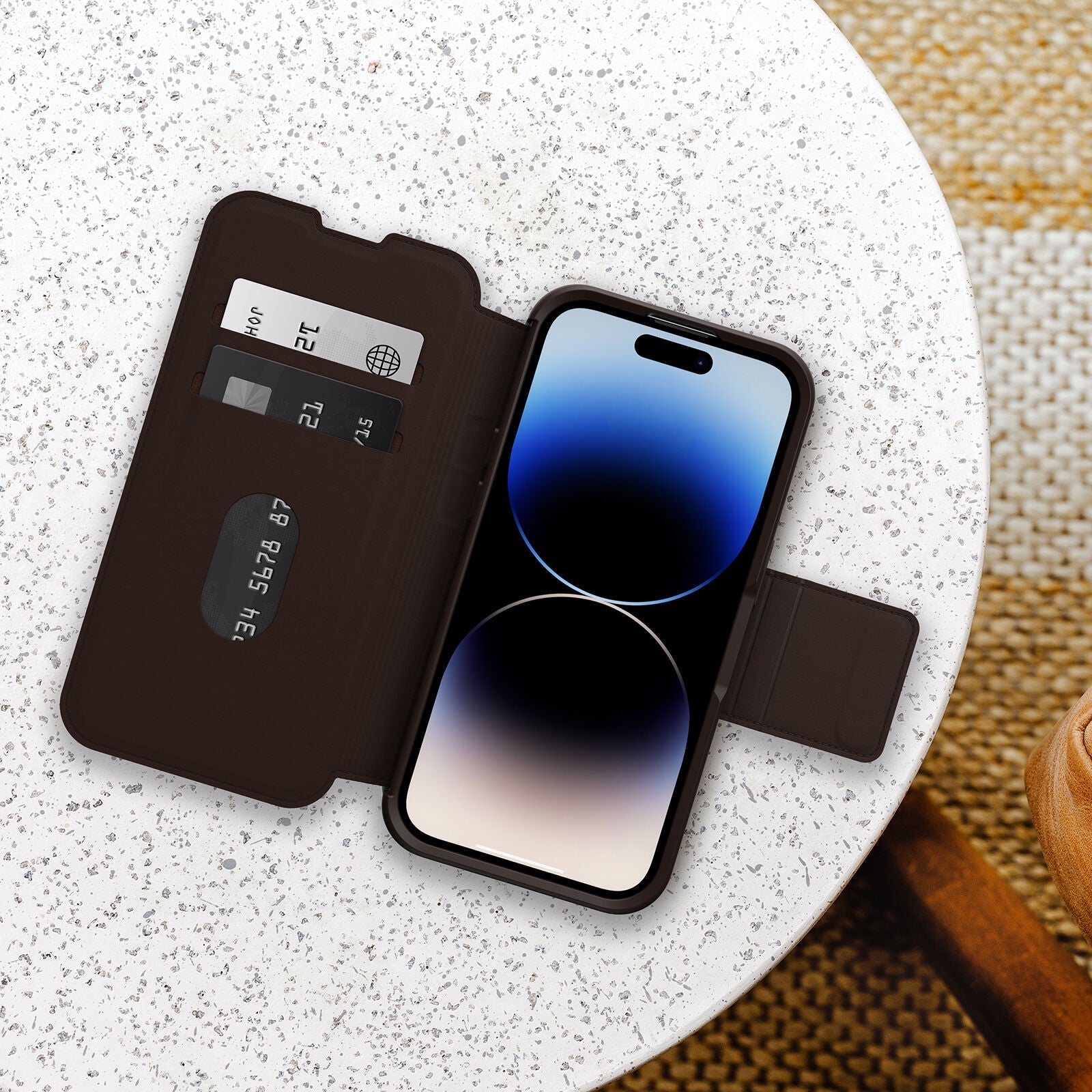 iPhone 14 Pro Leather Case | OtterBox Strada Series Folio Phone Case