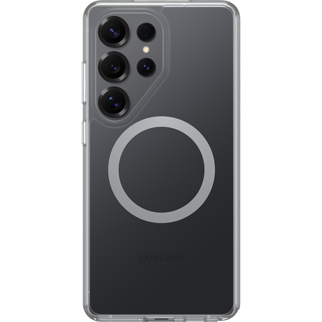 Samsung phone case with a circular design on a white background