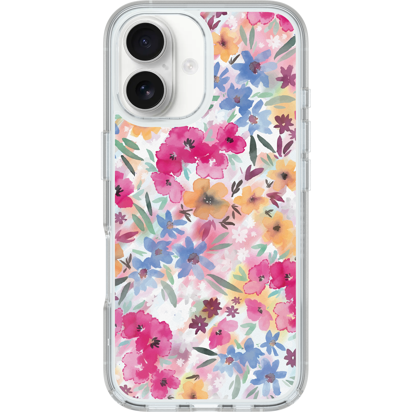 iPhone 16 Symmetry Series Clear for MagSafe Confetti of Blossoms Case - Image 29545