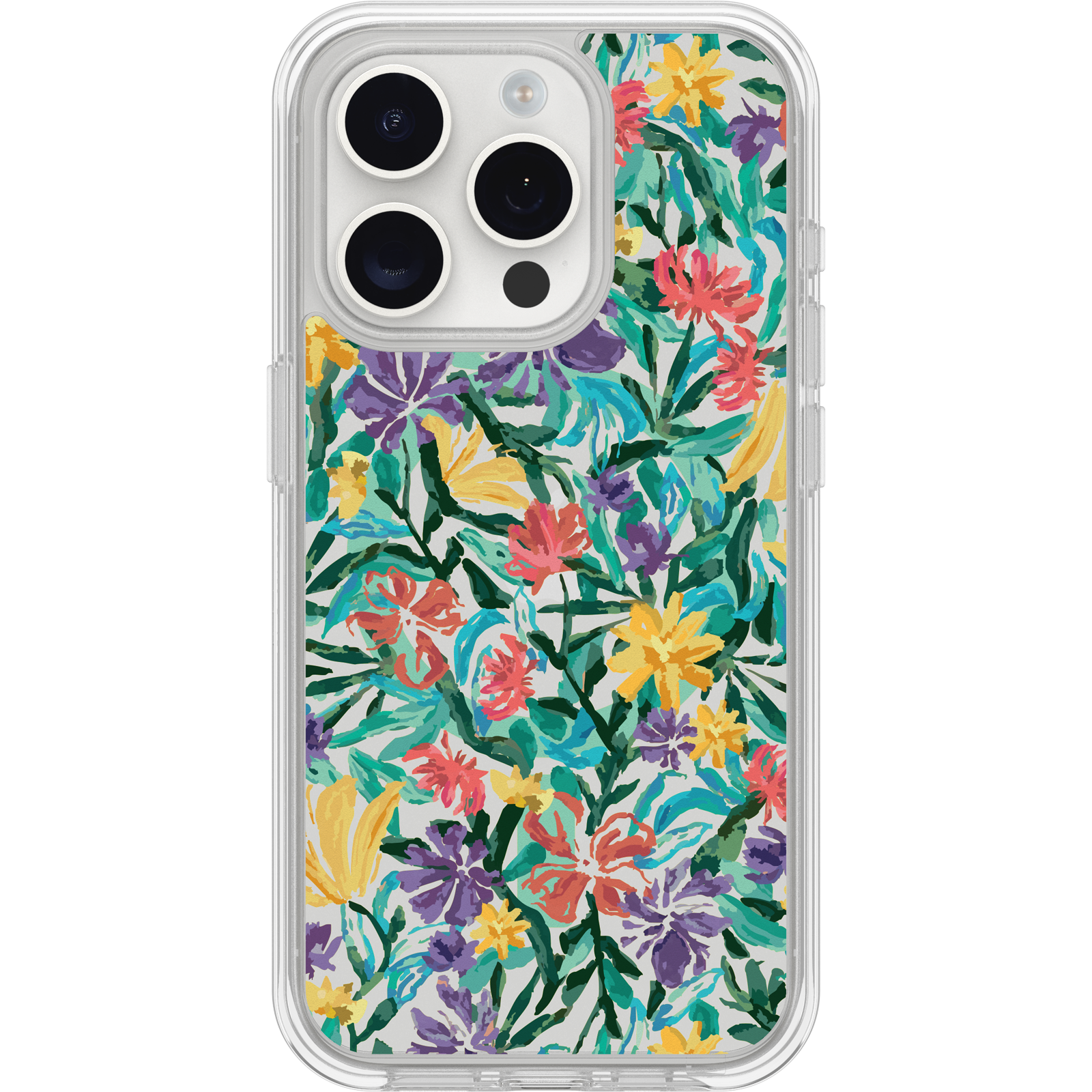 iPhone 15 Pro Symmetry Series Clear for MagSafe Confetti of Blossoms Case - Image 26955