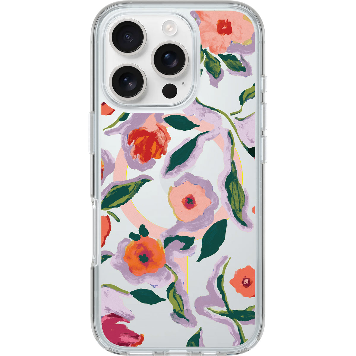 iPhone 16 Pro Symmetry Series Clear for MagSafe Confetti of Blossoms Case