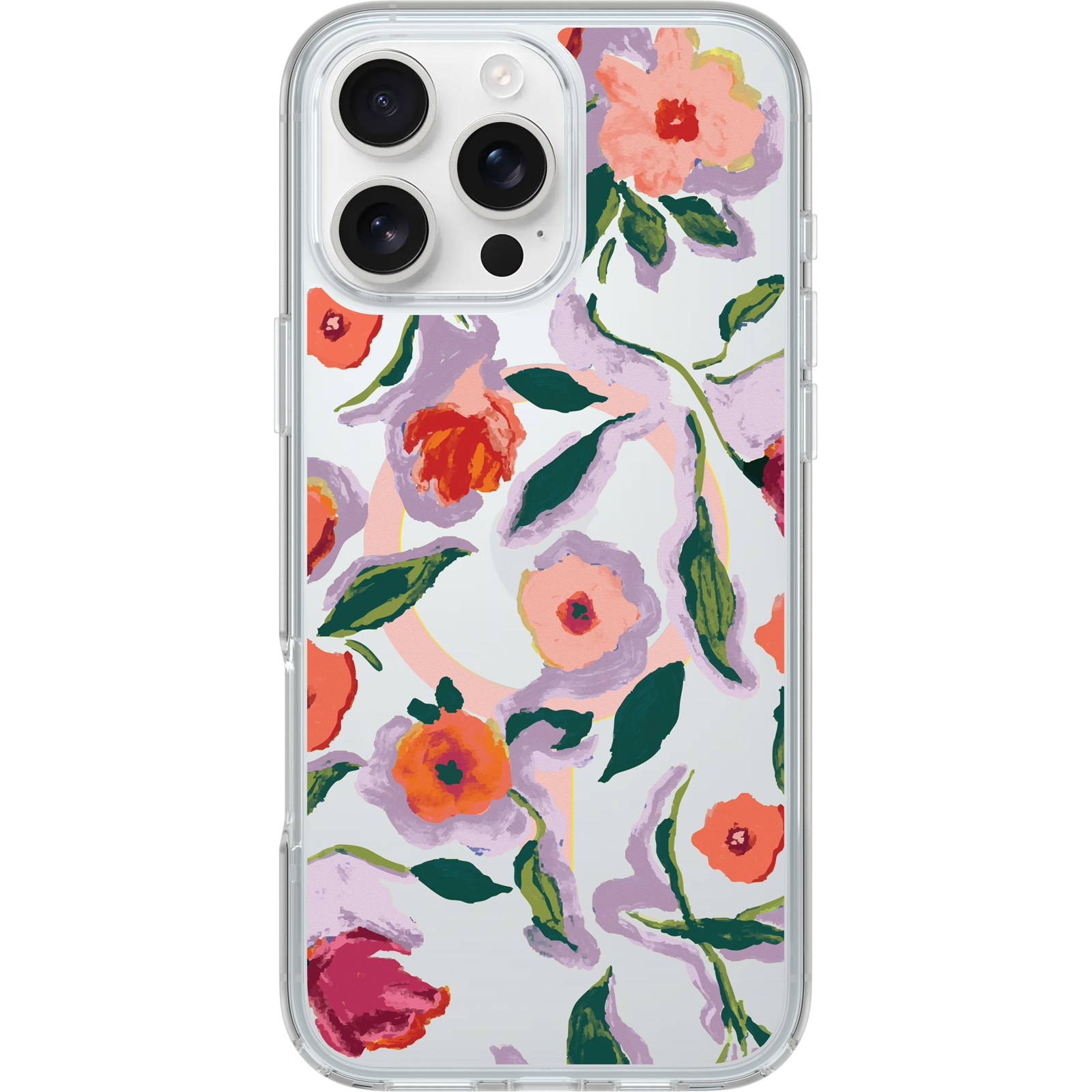 iPhone 16 Pro Max Symmetry Series Clear for MagSafe Confetti of Blossoms Case - Image 22886