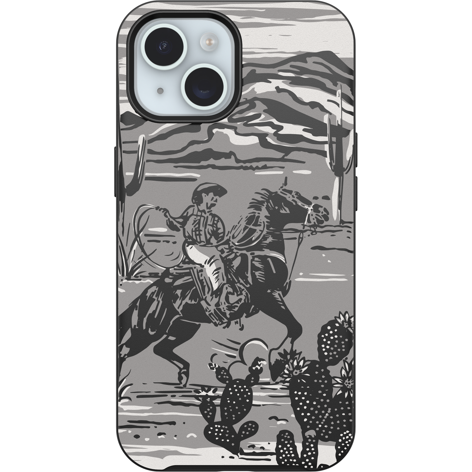 iPhone 16e, iPhone 15, iPhone 14 and iPhone 13 Symmetry Series Case for MagSafe Western Noir Collection - Image 16223