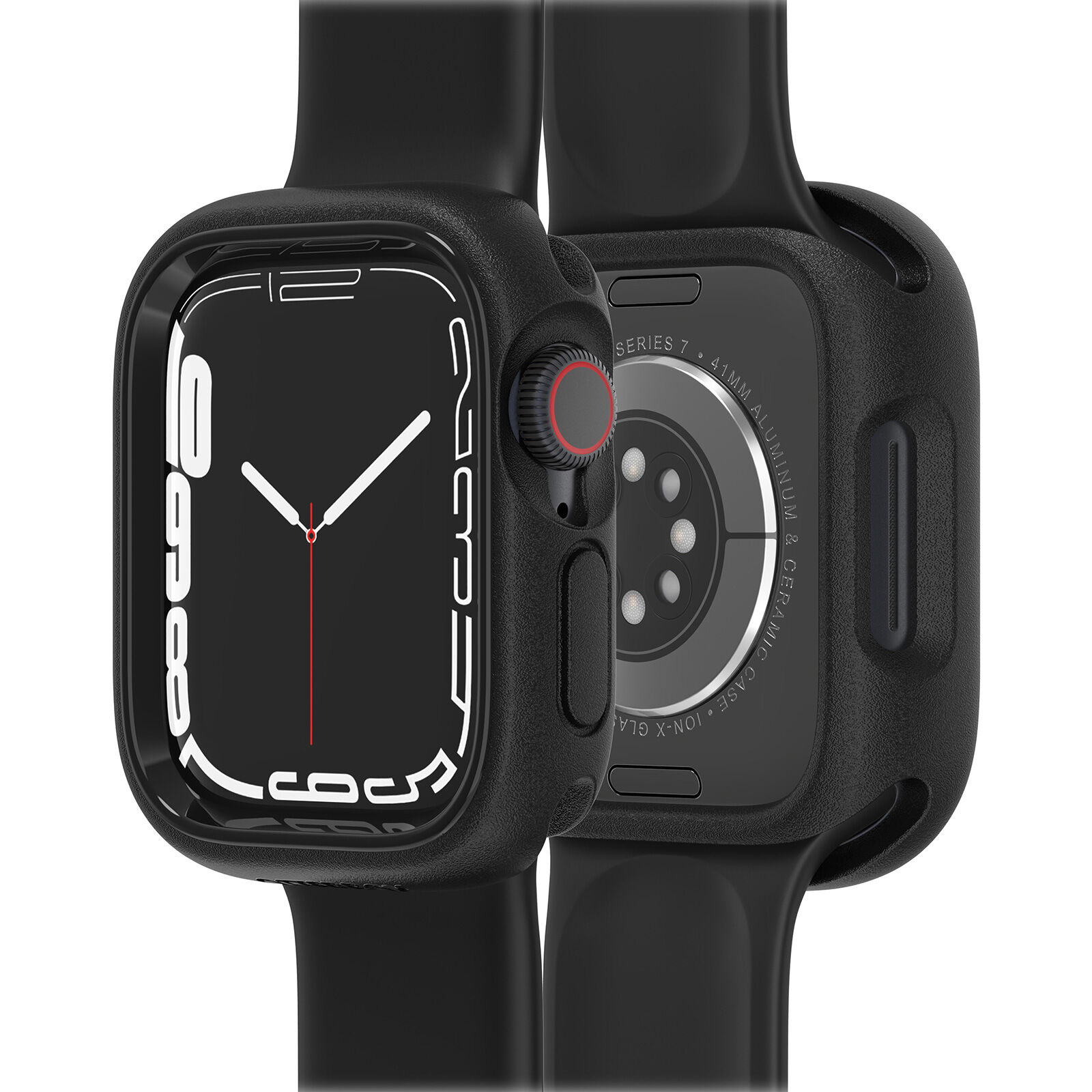 Black Protective Apple Watch 8 41Mm Case | OtterBox Exo Edge
