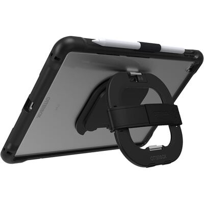 iPad (7th, 8th, and 9th gen) Unlimited Series Case with Kickstand and Hand Strap + Screen Protector