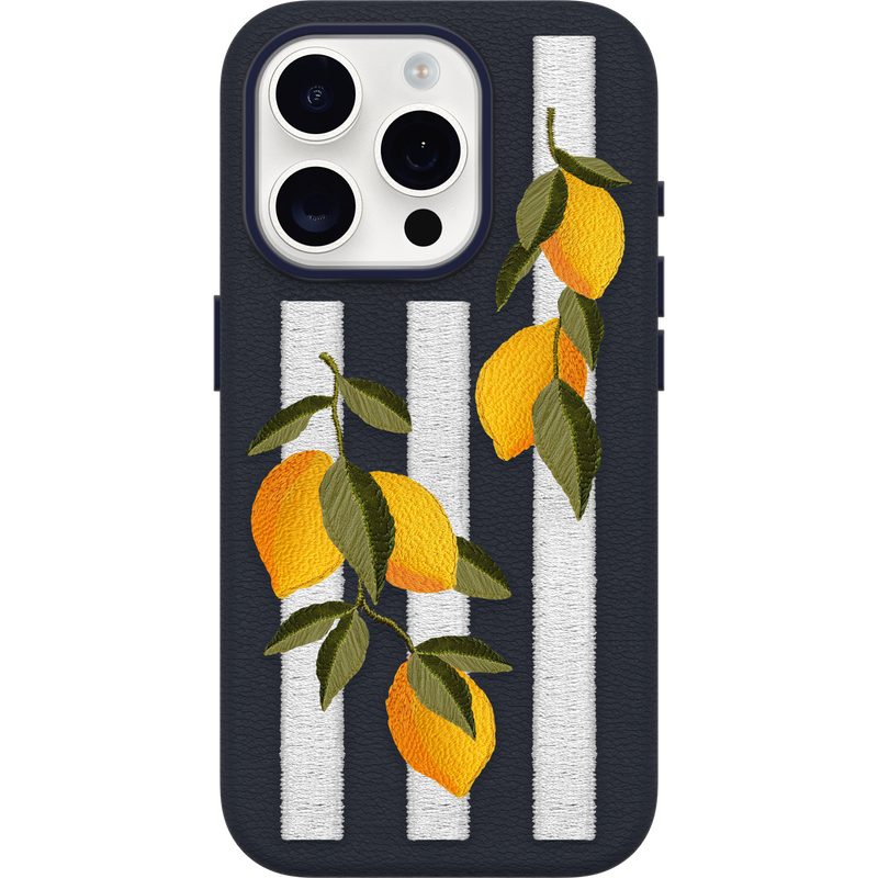 product image 2 - iPhone 15 Pro Case Symmetry Series Cactus Leather Embroidery