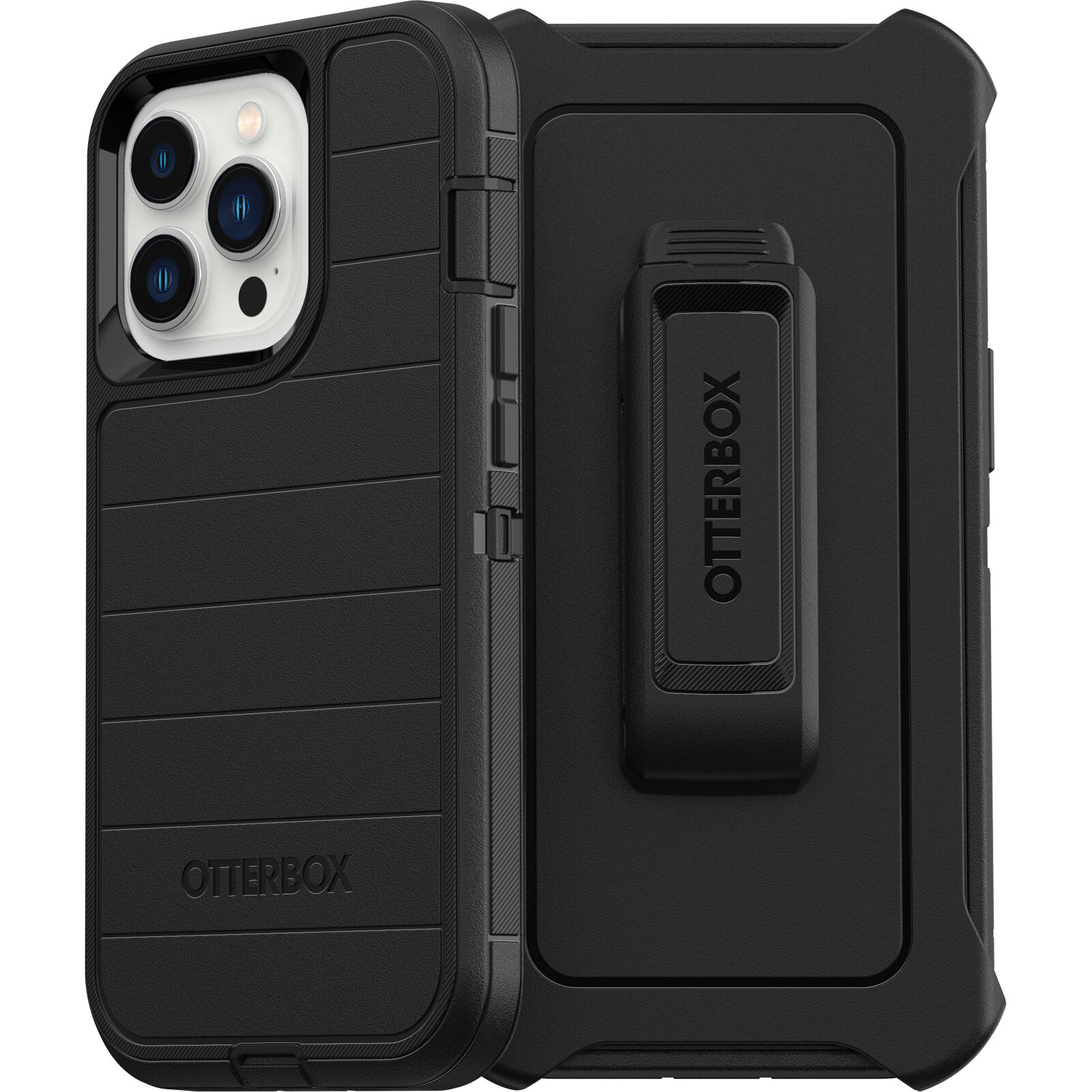 Black Rugged iPhone 13 Pro Case | OtterBox Defender Pro Black Rugged iPhone 13 Pro Case | OtterBox Defender Pro