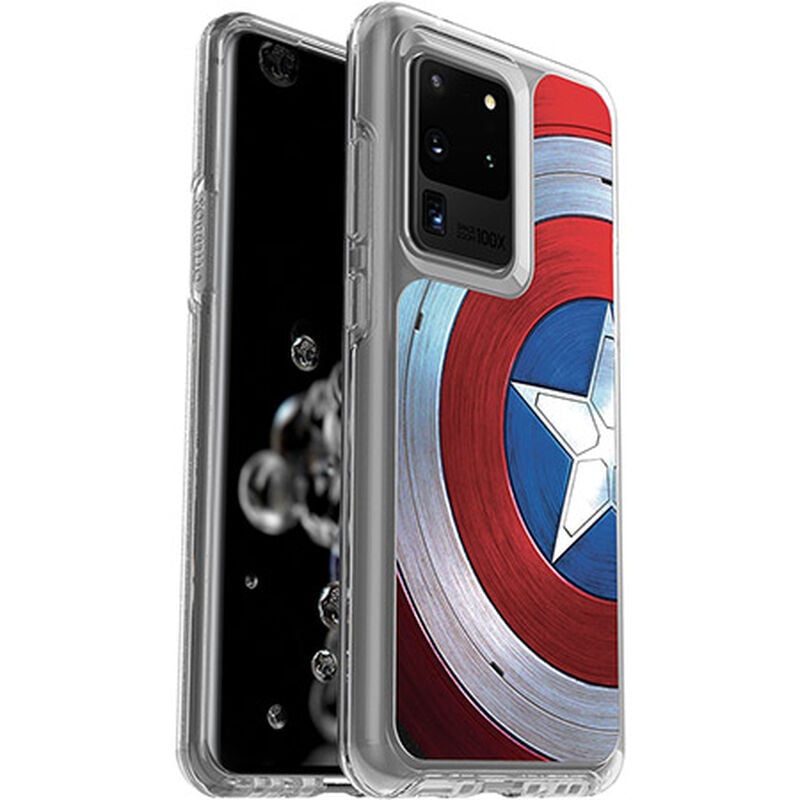product image 3 - Galaxy S20 Ultra 5G Case Symmetry Series Clear Marvel Falcon and The Winter Soldier Collection