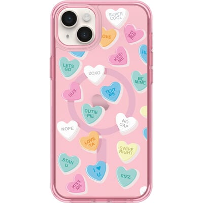 iPhone 14 Plus Symmetry Series Case for MagSafe Candy Hearts