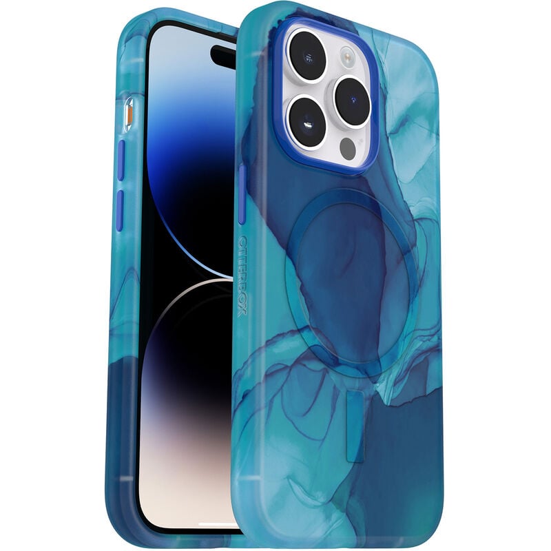 Blue slim iPhone 14 Pro case | OtterBox Figura Series