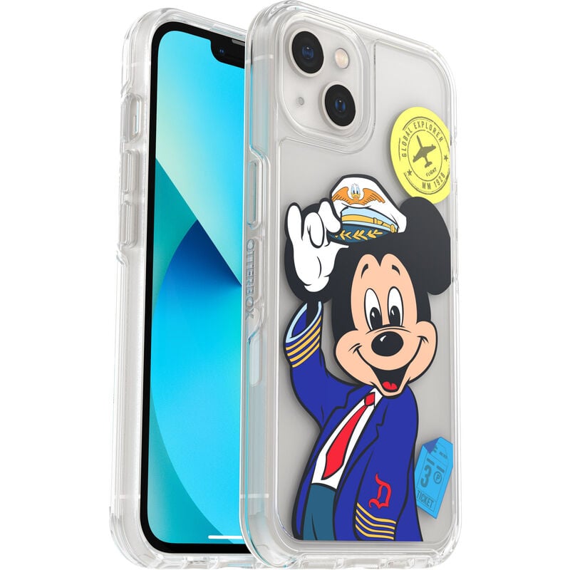 product image 3 - iPhone 13 Case Symmetry Series Clear Pilot Mickey Collection
