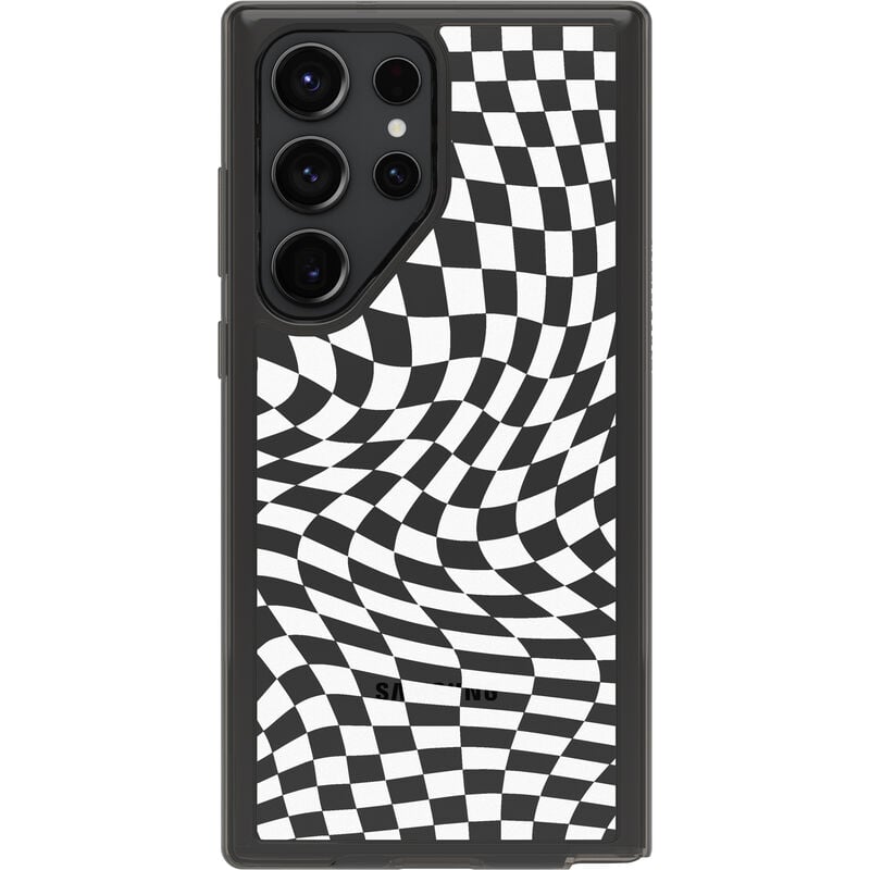 product image 2 - Galaxy S23 Ultra Case Symmetry Series Clear Black + White Collection