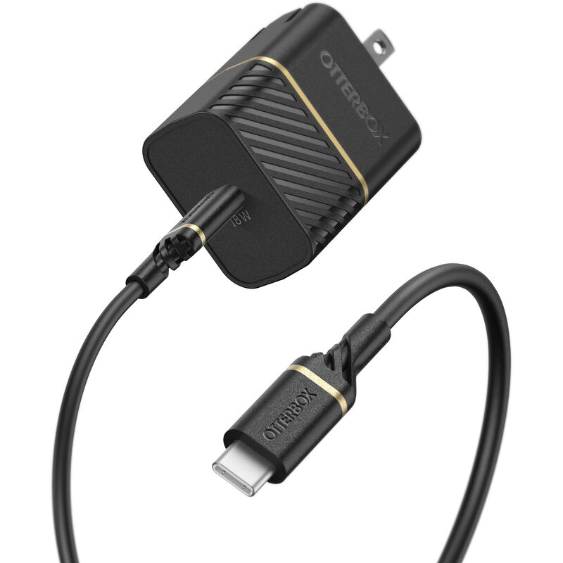 product image 1 - USB-C to USB-C Wall Charging Kit, 18W Fast Charge