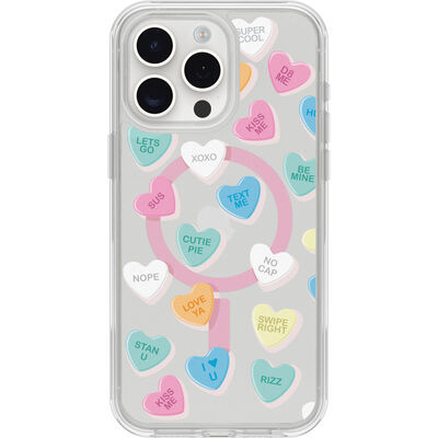iPhone 15 Pro Max Symmetry Series Case for MagSafe Candy Hearts