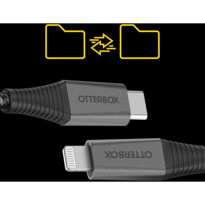 RUSB2CLT50CMBC, Câble USB, USB C vers Lightning, 500mm, Noir