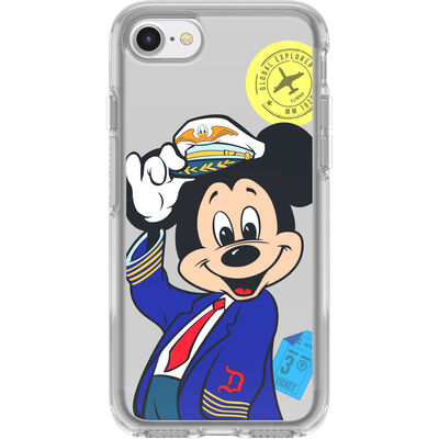 iPhone SE (3rd and 2nd gen) and iPhone 8/7 Symmetry Series Clear Pilot Mickey Collection Case