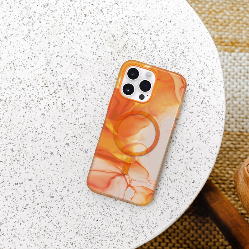 Orange slim iPhone 14 Pro Max case