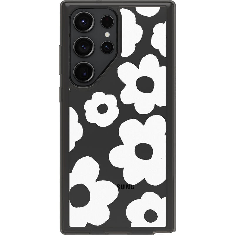 product image 2 - Galaxy S23 Ultra Case Symmetry Series Clear Black + White Collection