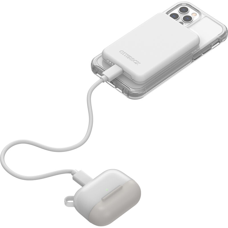 OtterBox - 3K mAh Wireless Power Bank for MagSafe - White