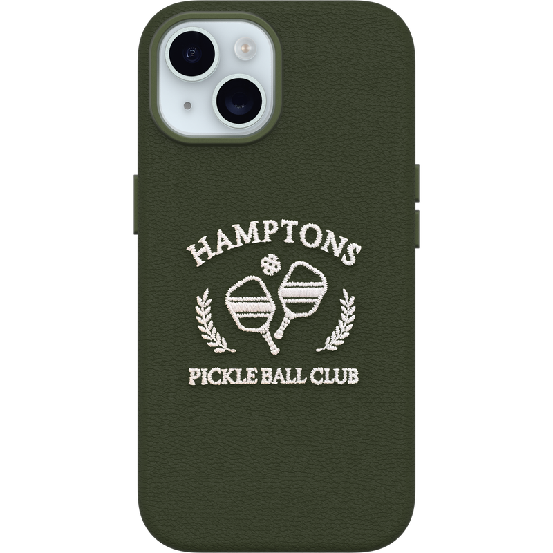 product image 2 - iPhone 15 Case Symmetry Series Cactus Leather Embroidery