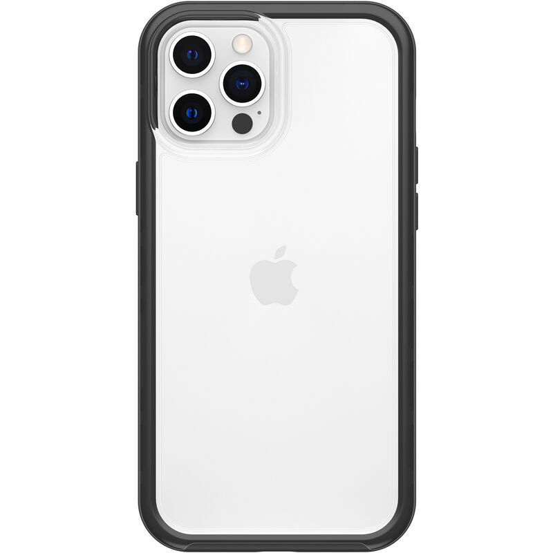 Clear and Black iPhone 12 Pro Max Case OtterBox Lumen